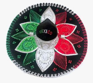 Sombrero de charro tricolor