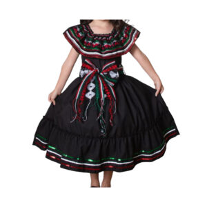 VestidoTricolor Negro