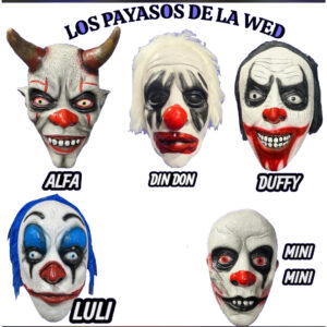 Máscara de lo payasos de la web