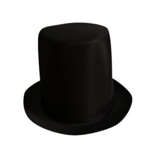 Sombrero de copa negro clásico