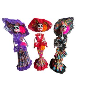Muñecas de Catrinas elegantes