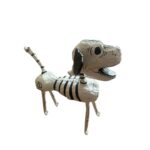 Perro esqueleto artesanal