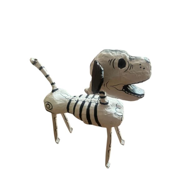Perro esqueleto artesanal