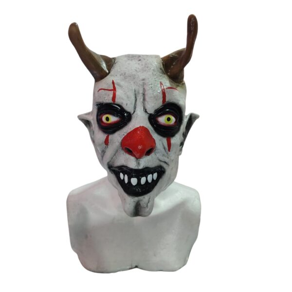 Busto de payaso demoníaco