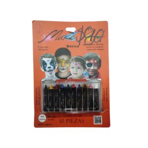 Maquillaje tipo crayón diferentes colores